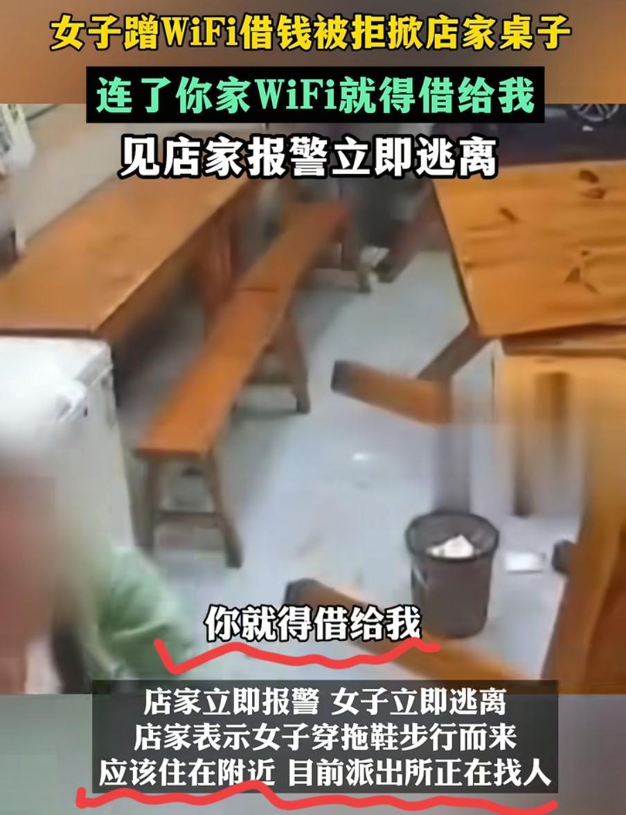 fb体育-嚣张过头！“小仙女”蹭网借钱遭拒，掀桌砸餐厅？后续直接拘留！